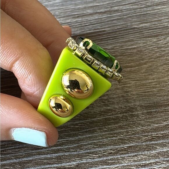 BohemianâgreenâringâA861 - Picture 3 of 3